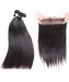 Brazilian Virgin Hair Yaki Straight 360 Lace Frontal With 2 Bundles