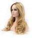 Golden Yellow Women Fashion Synthetic Wig Big Blonde Wavy