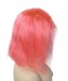 Bright Pink Lace Front Bob Wigs For Black Women Colorful Invisible Lace Human Hair Wigs 