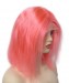 Bright Pink Lace Front Bob Wigs For Black Women Colorful Invisible Lace Human Hair Wigs 