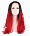 1B/Red Ombre Women Fashion Synthetic Wig 