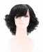 Side Part Short Curly  Synthetic Wig With Bang