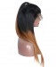 Rihanna Hair Style #1B/30 Ombre Straight Lace Wig