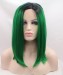 1B/Green Ombre Synthetic Wig 