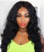 SALE! 18inch 150% Density Lace Front Human Hair Wigs Natural Wave Medium Cap Size 