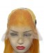 Colorful Human Hair Wigs For Black Women For Cosplay Invisible Lace Frontal Wig With Baby Hair 