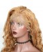 Loose Wave Honey Blond Color #27 360 Lace Frontal Wig Pre Plucked With Baby Hair 180% Density