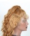 Loose Wave Honey Blond Color #27 360 Lace Frontal Wig Pre Plucked With Baby Hair 180% Density