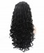 Blonde Root Black Ombre Synthetic Wig 