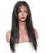 Msbuy Invisible 360 Lace Frontal Wigs Transparent Lace Human Hair Straight 150% Density