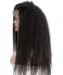 360 Lace Wigs Human Hair Natural Color Kinky Straight Wig 180% Brazilian Wigs