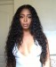 Loose Wave 200% Density Human Hair Wigs Lace Closure Wigs Natural Color