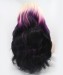 Blonde Purple Ombre Women Fashion Synthetic Wig 