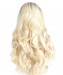 Side Part Synthetic 1B/Blonde Ombre Wig