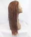 Brown Color Braided Synthetic Wig