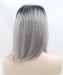 1B/Grey Ombre Short Bob Style Synthetic Wig 