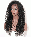 Msbuy Brazilian Deep Curly Wave Full Lace Human Hair Wigs For Black Women Glueless Full Lace Wigs  