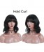 Msbuy Straight 360 Lace Frontal Wig With Bangs Pre Plucked With Baby Hair 150% Lace Bob Human Hair Wigs For Black Women 