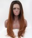 1B/Brown Ombre Straight Synthetic Wig