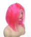 Short Bob Wig Cosplay Colorful Invisible Lace Human Hair Wigs Straight Lace Frontal Wig