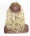 Pre Plucked 613 Blonde 360 Lace Frontal Closure Body Wave Remy Brazilian Hair