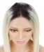 Ombre Color Black 1b 613 Blonde 13x4 Lace Front Human Hair Wigs For Women Remy Hair Short Cut Bob Wigs Natural Hairline 