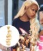 613 Blonde Bundles Brazilian Hair Body Wave 100% Human Hair Extension