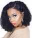 Msbuy 13x6 Lace Front Short Bob Wigs With Baby Hair 150% Density Curly Human Hair Wig For Black Women Pre Plucked With Removable Band