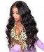 Msbuy Hair Wigs Body Wave 13x6 Deep Part Lace Front Human Hair Wigs For Black Women 150% Density Lace Front Wig With Baby Hair Pre Plucked 