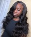 Msbuy Transparent Full Lace Wigs Body Wave 150% Density Undetective Glueless Full Lace Wigs For Black Women Pre Plucked With Natural Hairline