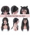 360 Lace Wigs Human Hair Natural Color Kinky Straight Wig 150% Brazilian Wigs
