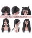 360 Lace Wigs Human Hair Natural Color Kinky Straight Wig 180% Brazilian Wigs