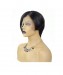 150% Density Natural Color Short Pixie Cut Wigs For Black Women With 13X4 Lace Part  Natural Straight Human Hair Wigs 