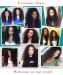 SALE! Msbuy Deep Curly Lace Front Human Hair Wigs Glueless 150% Density Brazilian Virgin Remy Wigs 