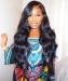 Msbuy Glue Needed Body Wave Full Lace Human Hair Wig No Combs No Straps Full Lace Wigs For Black Women With Baby Hair 