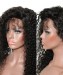 Msbuy New 370 Lace Wig Deep Curly  Wave Human Hair 360 Lace Frontal Wigs For Black Women With Baby Hair Pre Plucked 