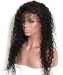 Msbuy 250% Density Deep Curly Lace Front Human Hair Wigs For Black Women Pre Plucked With Baby Hair 