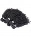 Kinky Curly Hair Weft 1 Bundle Natural Color 100% Human Hair Weaving