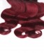 3 Pcs Ombre Brazilian Hair Weave Bundles 1B/99J Burgundy Brazilian Hair 