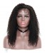 250% Density Kinky Curly Human Hair Lace Front Wigs Black Women Hair Style