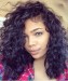 Loose Wave Full Lace Wig For Black Women Brazilian Virgin Hair 12 inches