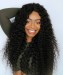 Glue Needed Deep Curly Full Lace Human Hair Wig No Combs No Straps