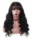 Hair Wig Body Wave 13x6 Lace Front Wigs With Bang 150% Density Human Virgin Hair Wigs For Black Women With Baby Hair Pre Plucked