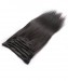 Brazilian Straight Virgin Hair Clip In Human Hair Extensions 7 Pieces/Set Natural Color