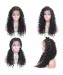 Undetected 360 Lace Frontal Wig Pre Plucked With Baby Hair 150% Density Indian Hair Deep Wave Human Hair Wigs For Women