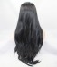 Black Long Straight Wig Synthetic Wig With Bang