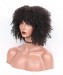 None Lace Wigs 250% Density Styled Curly Wig With Bang 14 Inches 