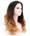 Dark Brown Ombre Synthetic Wig With For Black Women