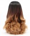 Dark Brown Ombre Synthetic Wig With For Black Women