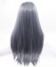 Grey Color Fashionable Synthetic Wig